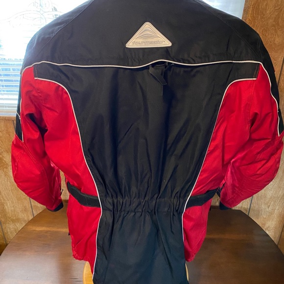 Tourmaster Saber Series 2 Mens Motorcycle Jacket Black/Red XL/46 - Picture 6 of 12